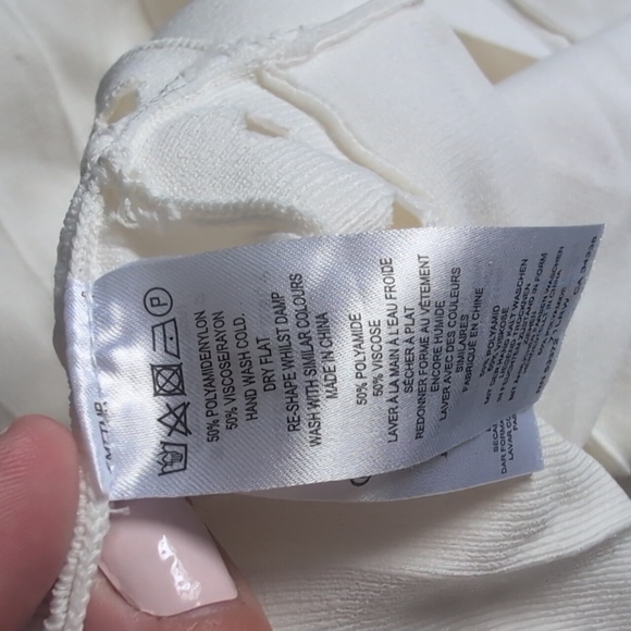 French Connection White Sleeveless Cutout Fit-and-Flare 'kai' 12 - Picture 11 of 11